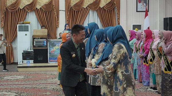 Bupati Afrizal  Lantik Pokja Bunda PAUD Kabupaten Rohil