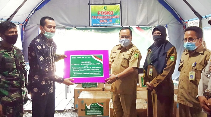 Pemkab Meranti Terima Bantuan APD bagi Tenaga Kesehatan dari RAPP, APR, Asian Agri