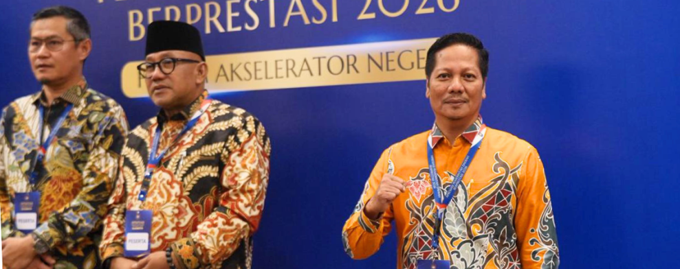 Hadiri Apresiasi Pemda Berprestasi 2026, Wabup Muklisin Ajak Evaluasi Kinerja