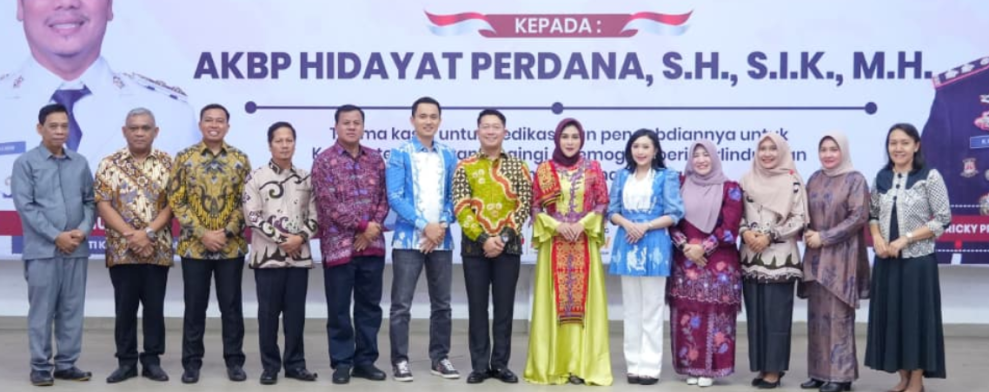 Bupati Kuansing Apresiasi Dedikasi Kapolres Lama, Sambut Kapolres Baru pada Acara Kenal Pamit