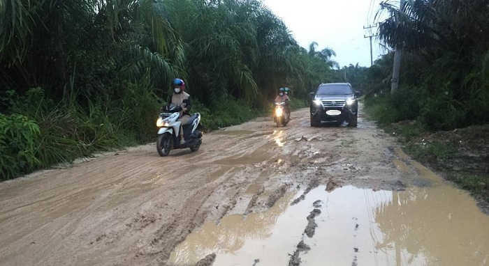 IRONI, Hanya 2 Kilometer dari Sudirman Pekanbaru, Jalan  Ini Tak Pernah Tersentuh Kebijakan Pemko