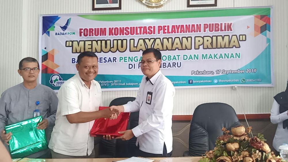 BPOM Riau Adakan Forum Konsultasi Pelayanan Publik