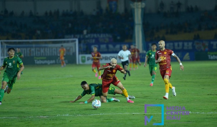Kalah dari Sriwijaya FC 0-1, Asa PSPS ke Liga 1 Kandas