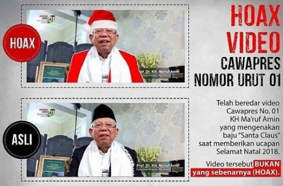 Pria Berinisial S yang Ditangkap Gara-gara Edit Video Ma'ruf Amin Berkostum Sinterklas  Adalah Tokoh  Pesantren di Aceh 