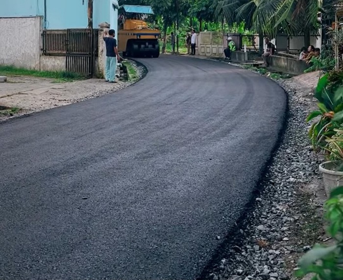 Pemko Mulai Lakukan Perbaikan Jalan Melati Marpoyan Damai