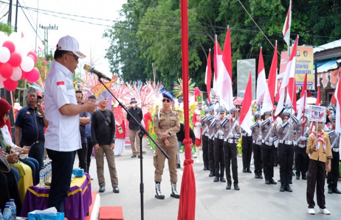4.500 Pelajar Ikuti Karnaval Akbar di Selatpanjang