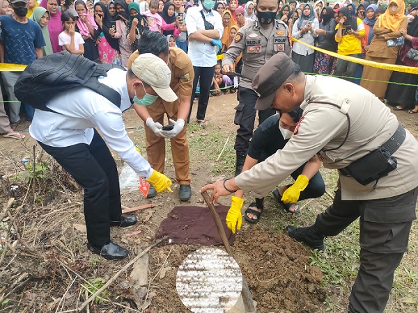 Mayat Bayi Terkubur Setengah Badan Ditemukan di Bumi Perkemahan Jai-jai Raok Pangean