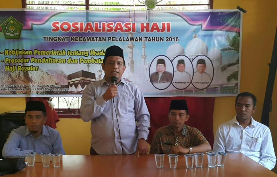 Kamenag Pelalawan Lakukan Sosialisasi Haji
