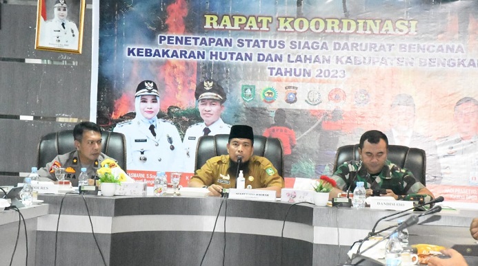 Sudah 7 Kali Kejadian,  Bengkalis Tetapkan Status Siaga Darurat Karhutla