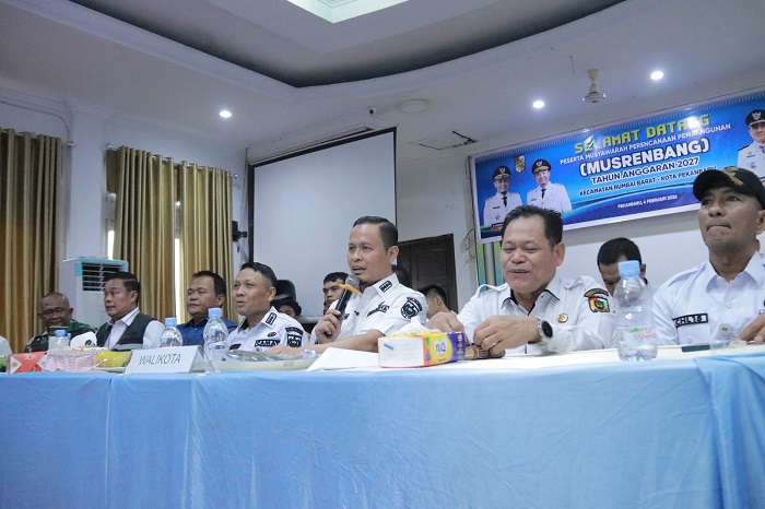 Sejarah,  Wali Kota Ikut Musrenbang Tingkat  Kecamatan di  Rumbai Barat