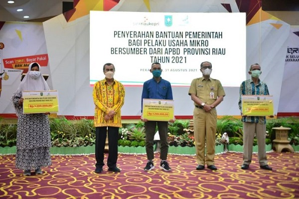 20.833 UMKM di Riau Dapat Bantuan Modal Usaha dari Pemprov Riau