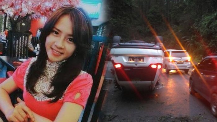 TRAGIS...Pajero Terbalik, Wanita Cantik Ini Tewas saat akan Membeli Baju Pengantin