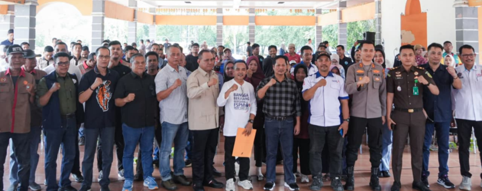 Peringatan Hari Buruh di Kuansing Berlangsung Kondusif, Pemerintah Siap Tindak Lanjuti Tuntutan Buruh