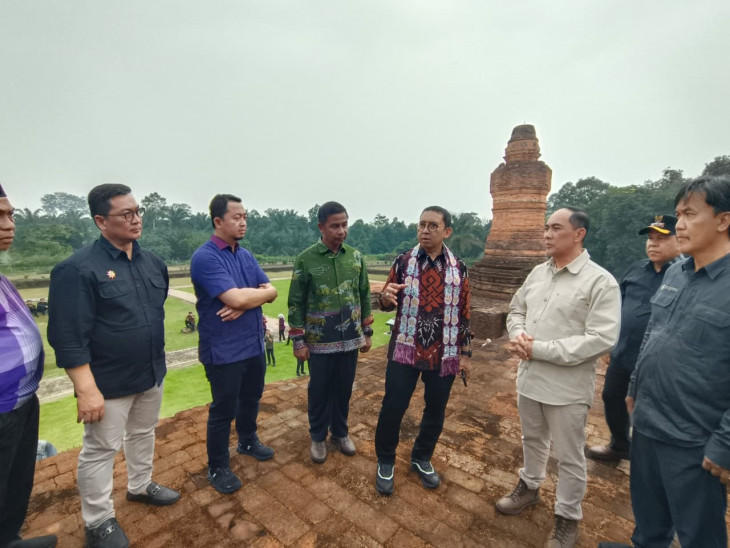 Terima Kunjungan Menteri Kebudayaan RI, Bupati Kampar Sampaikan Proposal Pembangunan Museum dan Penataan Kawasan Candi Muara Takus