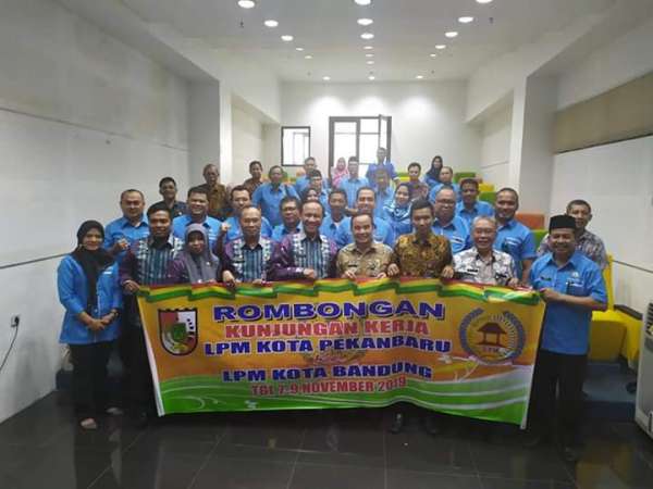Tingkatkan Partisipasi, LPM Pekanbaru Kunker ke LPM Bandung