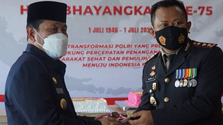 Hari Bhayangkara Ke 75, Polres Rohul  Wujudkan Pengabdian Serta Aksi Kemanusiaan Pada Masyarakat