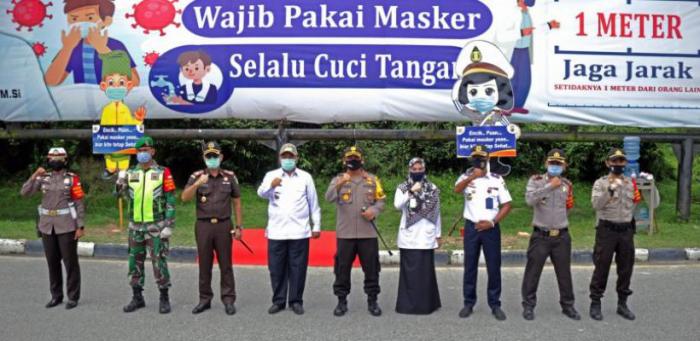 Bupati Alfedri Imbau Warga Siak Tetap Perhatikan Protokol Kesehatan