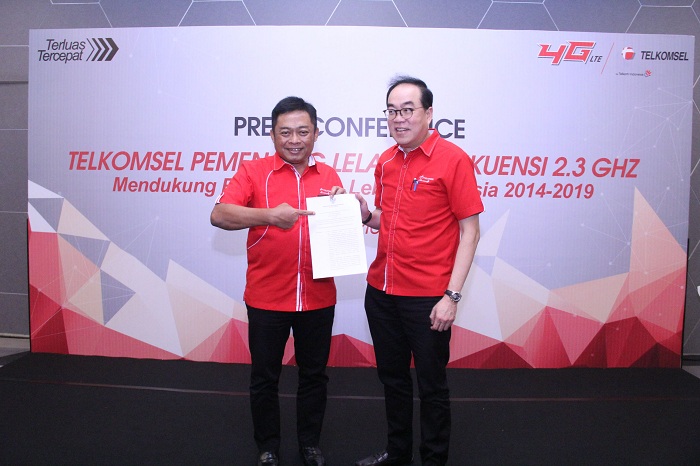 Dukung Rencana Pita Lebar Indonesia 2014-2019, Telkomsel Raih Tambahan Spektrum di Frekuensi 2,3 GHz