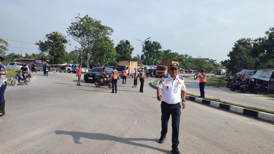 Petugas Gakkum Kembali Jaring 50  Pelanggar Operasi Patuh LK di Bundaran Menabung