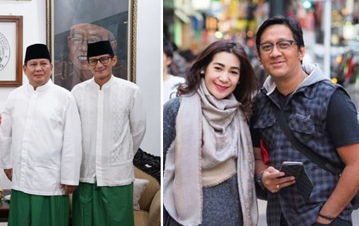 Tak Tahu Malu! Sebut Prabowo Sinting, Warganet Ingat Erin Taulany Jasa Gerindra dan Juga Sandiaga kepada Suaminya