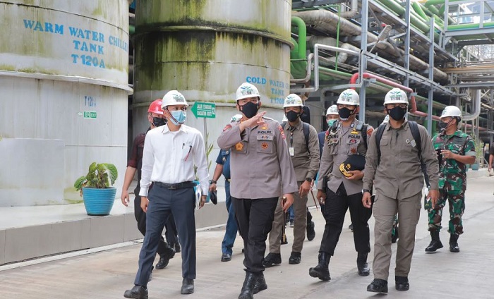 Kapolda Riau Cek Pabrik  PT Wilmar Group di Pelintung, ''Jangan Sampai Riau Kesulitan Minyak Goreng!''