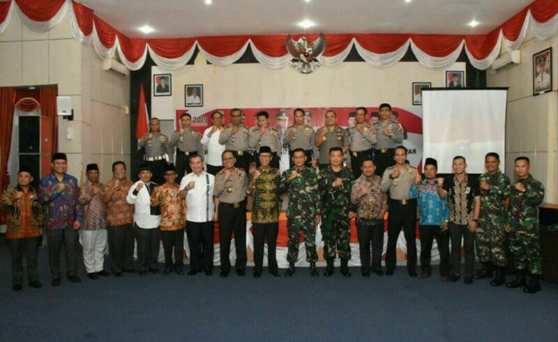 Forkopimda Riau kunjungi Kampar pada Safari Sinergitas Pemilu 2019