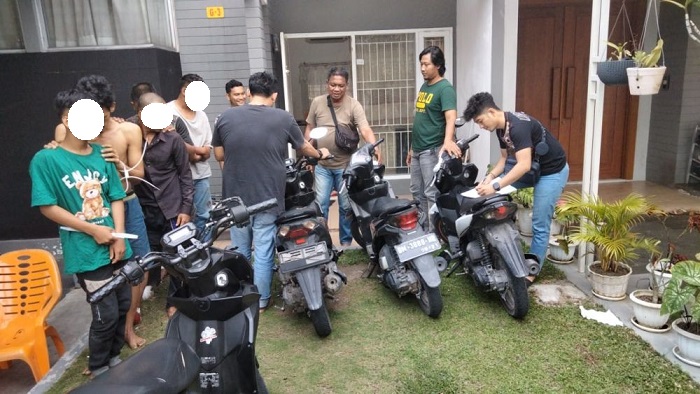 Enam Pelaku Curanmor dan Satu Penadah Ditangkap