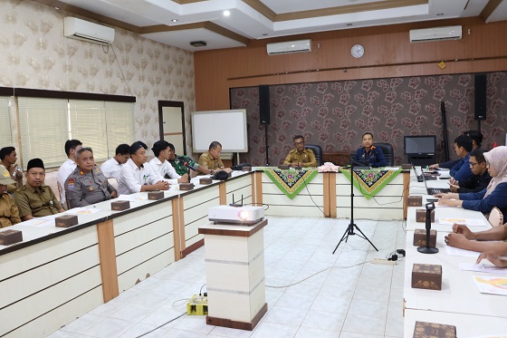 Bupati Inhil Hadiri Press Release Inflasi Tembilahan Desember 2025