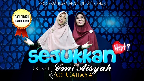 Penyanyi Asal Pekanbaru Aci Cahaya Hadirkan Tausiyah 'Sejukkan Hati' Selama Ramadhan 2020