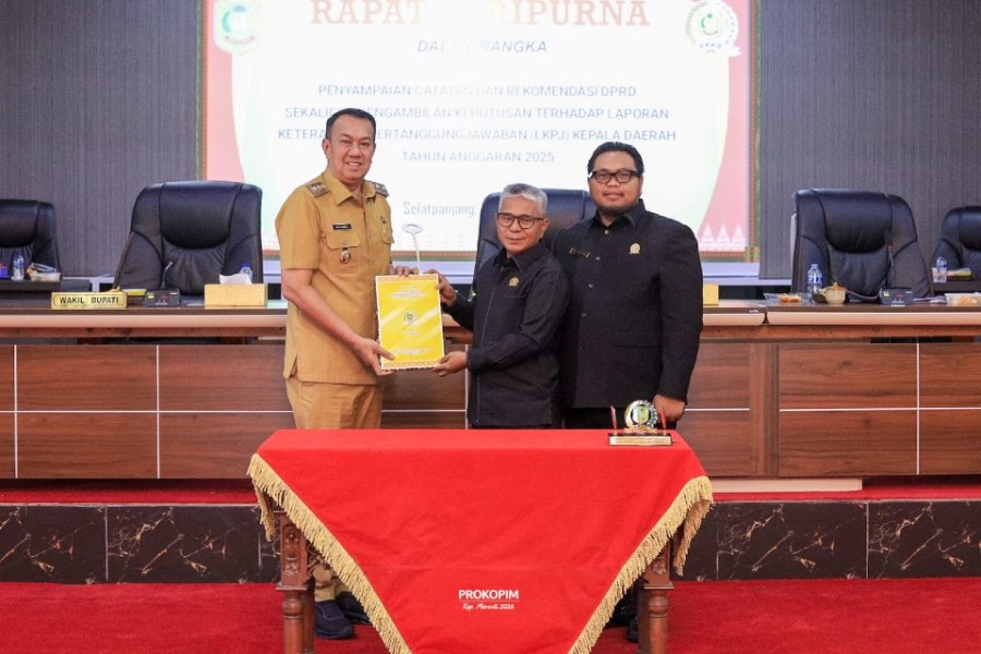 Wabup Muzamil Instruksikan OPD Segera Tindak Lanjuti Catatan Strategis DPRD