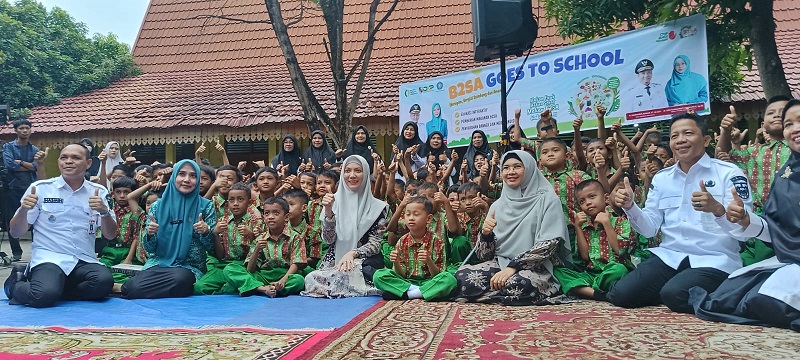 Sulastri Agung Sosialisasikan Program B2SA kepada Murid SDN 111 Kualu