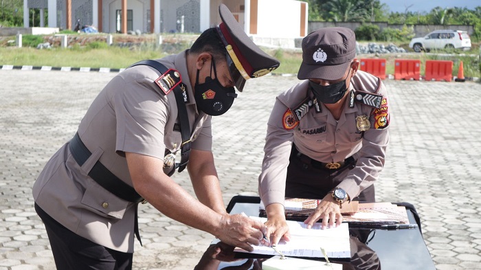 Kapolres Rohul Pimpin  Sertijab Wakapolres, 4 PJU Dan Lima Kapolsek, Ini Pesannya...
