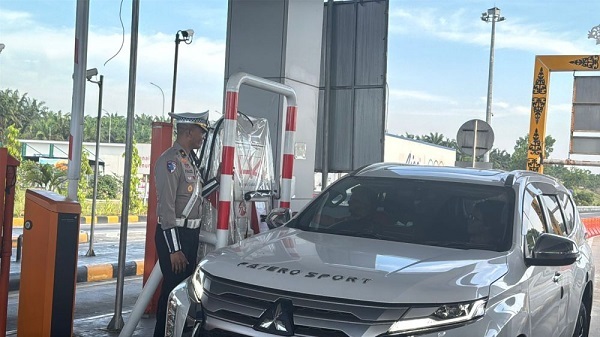 Operasi Patuh Gunakan Speed Gun di Tol Permai, 9 Mobil Ditilang Karena Melebihi Kecepatan