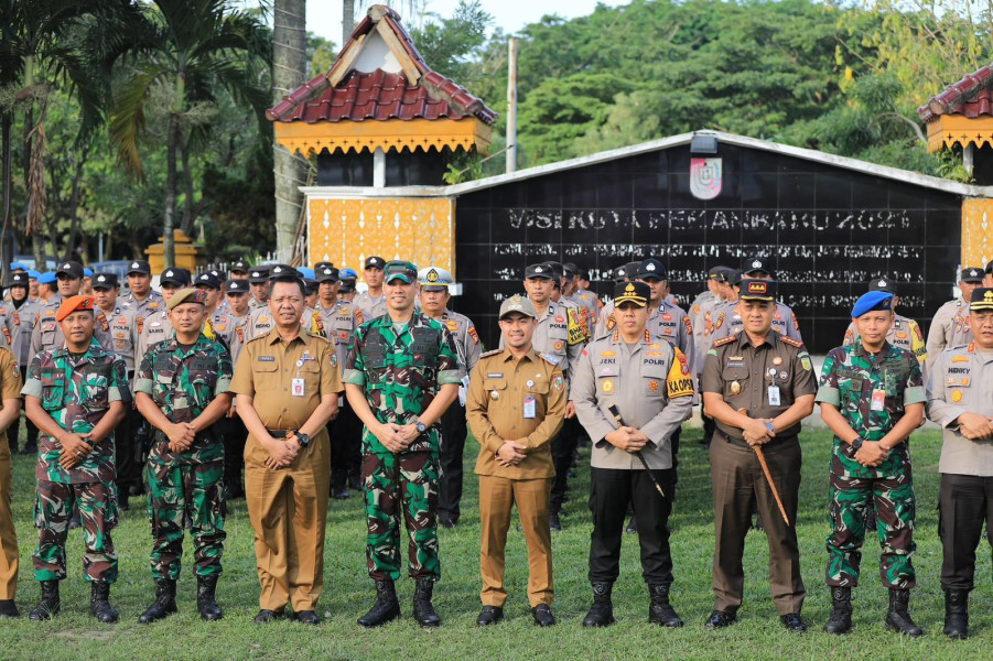 Pj Wako Pekanbaru Pastikan Aparat Gabungan Siap Kawal Kunker Presiden Jokowi ke Riau