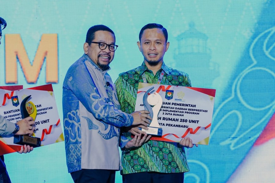 Pekanbaru Kembali Ukir Prestasi, Juara II Program 3 Juta Rumah dan Diganjar Hadiah Bedah 250 Rumah