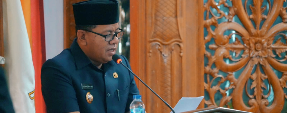 Bupati Kuansing Suhardiman Hadiri Rapat Paripurna DPRD Kuansing