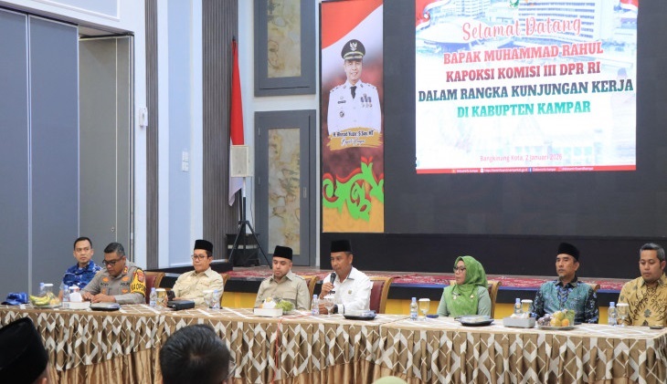 Masih Awal Tahun, Ketua Poksi Komisi III DPR RI Kunker ke Kampar