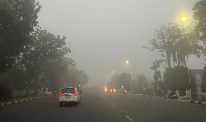 Jarak Pandang di Pekanbaru 400 Meter Pagi Ini, Ini Penjelasan BMKG