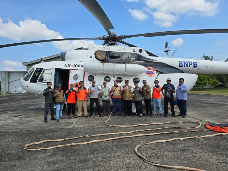 Enam Helikopter Siap Bantu Penanggulangan Karhutla di Riau