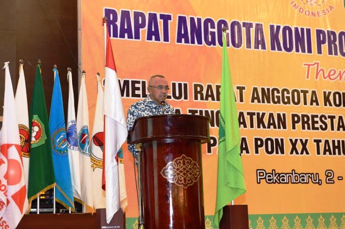 Gubri Dukung Riau Jadi Penyelenggara Pertandingan 4 Cabor Asian Games 2018