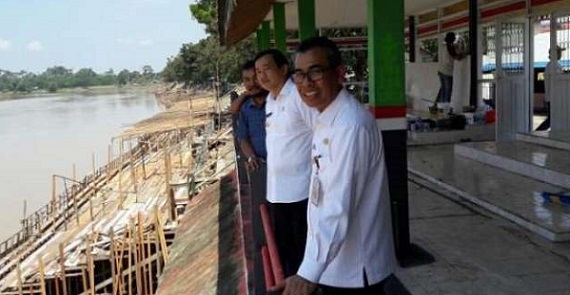 Pemkab Kuansing Bangun Tribun Penonton di Tepian Tepian Narosa