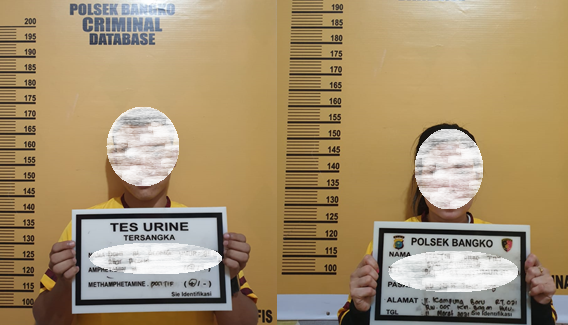 Sembunyikan Sabu di Pakaian Dalam,  Pria dan Wanita   Digelandang ke Mapolsek Bangko