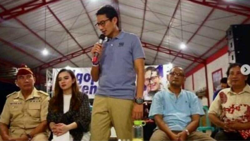 Turut Berduka, Sandiaga Uno Unggah Foto Bareng Dylan Istri Ifan Seventeen Korban Tsunami Selat Sunda 