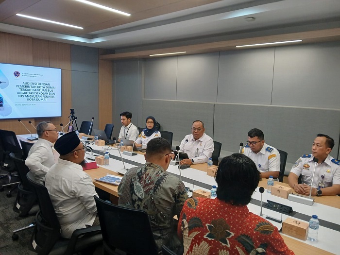 Pemko Dumai Paparkan Pengembangan Terminal Peti Kemas Pada Kementerian Perhubungan