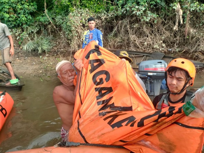 Bocah Korban Sampan Terbalik di Sungai Gelombang Ditemukan Meninggal
