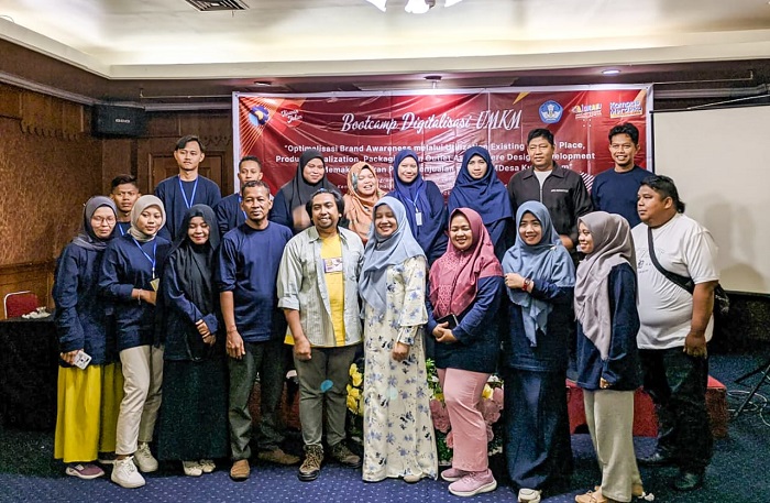 Gelar Bootcamp, MF Polbeng Dorong UMKM BUMDes Kuala Alam Optimalkan Brand Awareness Produk