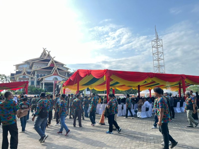 Kawasan Purna MTQ Jadi Ruang Dialog Pemprov Riau Dengan Pekerja di Hari Buruh 2026