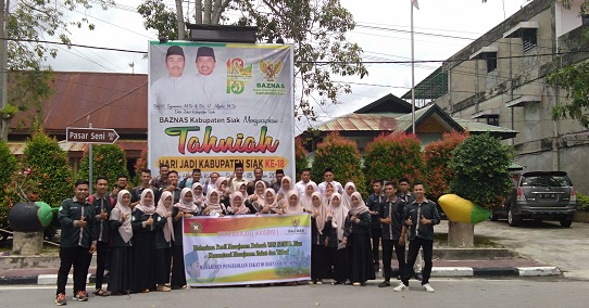 30 Orang Mahasiswa UIN Suska Riau Studi Edukasi di Baznas Siak