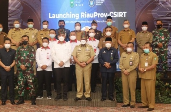 Sekdakab Siak Hadiri Launching CSIRT Pemprov Riau