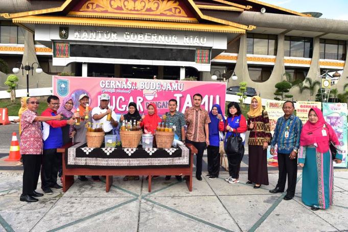 Diskes Riau Gelar Gerakan Nasional Bude Jamu